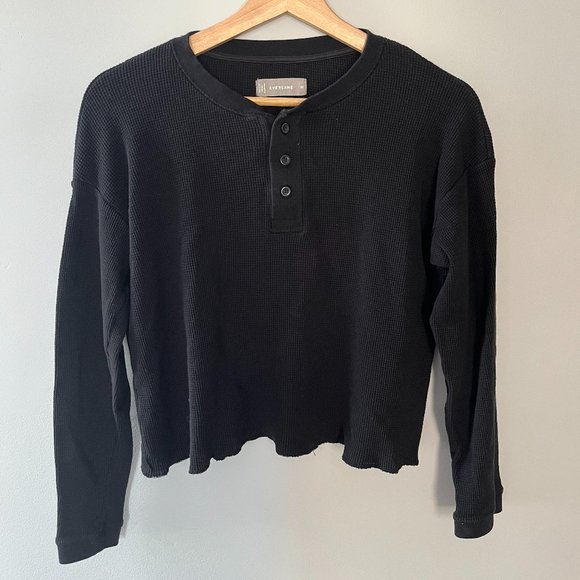 Everlane Waffle Long Sleeve Shirt - Picture 1 of 2